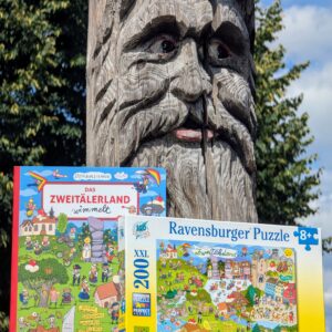 Wimmelbuch und Puzzle im Kombipaket
